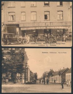 Vlaanderen en diverse plaatsen, enkele fantasie, w.o. Hoboken, Antwerpen, enz. (143 stuks)