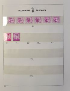 1960/2021 Verzameling rolzegels in Davo album, waarbij R 21 en R 21a + veel nominaal, zm