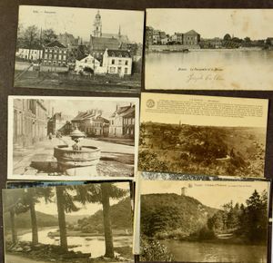 Diverse landen en plaatsen, met w.o. België, Luxemburg en Italië (+/-80 stuks)