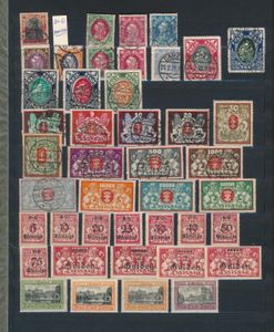 1920/1949 Verzameling Danzig en wat Franse Zones, inclusief Dienst en Port Gdansk, zm/m