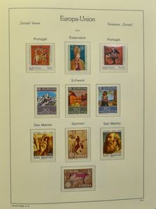 1956/1993 Zeer uitgebreide verzameling in 4 Leuchtturm albums, inclusief meelopers, poststukken, zm