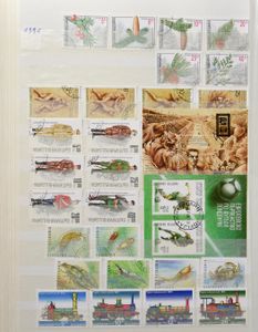Verzameling Polen en Bulgarije in 6 boeken, zm/m/ntz