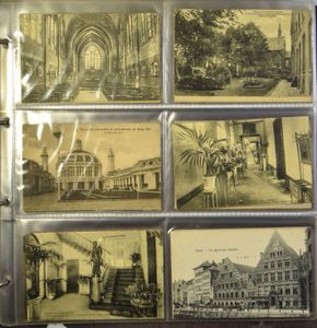 Diverse landen en plaatsen, w.o. een honderdtal België (240 stuks)