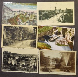 Luxemburg G.H., op enkele na alle oudere, diverse plaatsen (+/-800 stuks)