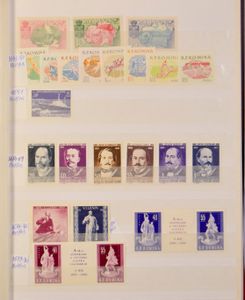 Vanaf jaar 1900, verzameling in 3 insteekboeken, zm/m