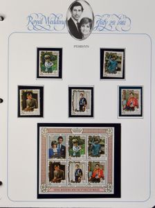 Charles & Diana, Royal Wedding 1981 in 2 ringbanden, zm