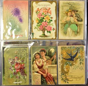 Mooi lot, met heel veel reliëfkaarten, alle oude (270 stuks)