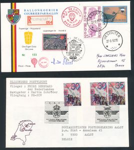Verzameling van 47 documenten in album, allemaal met thema 