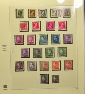 1934/1996 Quasi volledige verzameling in 6 Safe Dual albums, inclusief blokken F 477, 914 A/B, nominaal, zm