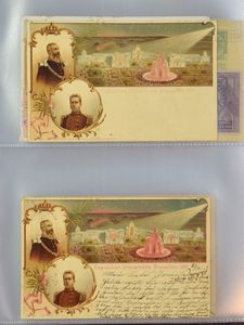 Geïllustreerde briefkaarten verzameling van begin tot 2012, in 7 albums, zm.