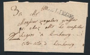 Voorloper uit Luik, stempel 