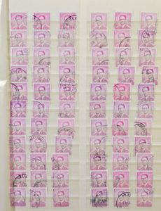 Variadoos met diverse uitgiften en periodes, waarbij HK, klassement gestempeld, zwart-wit blaadjes, FDC, stempels, enz., zm/m
