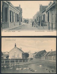 Scherpenisse, diverse zichten, alle klein formaat (63 stuks)