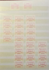 1987/2005 Samenstelling diverse dubbele sets in insteekboek, zm (OBP +€3.100)