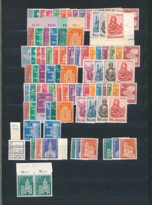 Uitgebreide samenstelling vanaf klassiek met veel betere zegels en blokken (meeste blokken met scharnier), hoge frankeerwaarde, betere luchtpost, tête-bêche, zm/m/ntz (Zeer hoge cataloguswaarde)