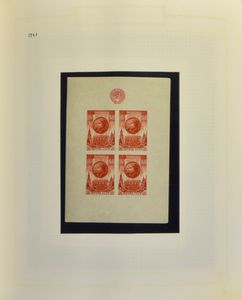 1937/2023 Zeer mooie verzameling blokken in 3 albums met veel betere n° w.o. Mi. IIA, 35, zm (Hoge cataloguswaarde)