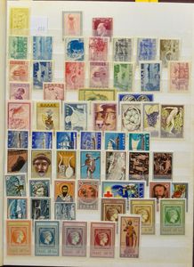 1906/1991 Verzameling in insteekboek, overwegend volledige reeksen en **, waarbij PA 5/7 * en PA 66/68 **, zm