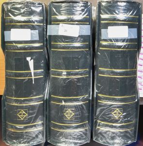 Leuchtturm Optima Classic Gigant, 3 albums zonder bladen met cassette, nog in verpakking