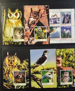 Vogels, verzameling in 1 Davo album, voornamelijk Cuba (1955/2020) met enkele andere landen, overgrote deel postfris, zm