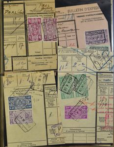 Verzameling of fragment, 198 met o.A. TRAM/VICINAL, 30 militair in ringband, zm/m 