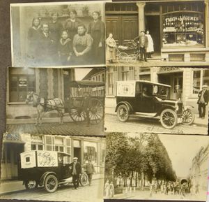Familiefoto's, visitekaartformaat en veel militairen (+/-80 stuks)