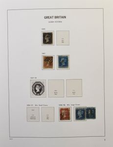 7 Davo albums met weinig zegels, w.o. Engeland, Zuid-Afrika en Alderney, w.o. 