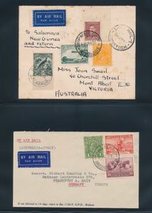 Samenstelling van 8 brieven, w.o. Levant, Australië, Ierland, zm