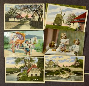 Diverse onderwerpen, alle oude (+/-180 stuks)