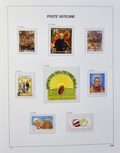 1929/2023 Zeer mooie verzameling in 4 Davo albums, quasi volledig met dubbels in de moderne periode, zm