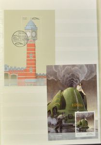 1973/2012 Prachtige verzameling met reeksen, blokken en boekjes met speciale stempels in 6 boeken, zm (Zeer hoge cataloguswaarde)
