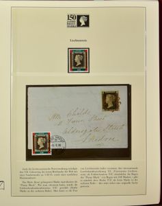 150 jaar postzegel, mooie verzameling in 2 speciale albums, zm