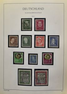 1949/1993 Volledige verzameling op Leuchtturm album, bijna alles gestempeld, zm/m (Mi. +/-€3.000)