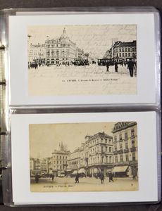 Trams, Antwerpen stad, overwegend oudere in modern album (+/-110 stuks)