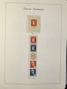 1945/1971 Vrij volledige verzameling in Leuchtturm albums, inclusief luchtpost, zm