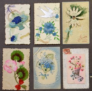 Mooie selectie fantasie, geborduurde, enz. (200 stuks)