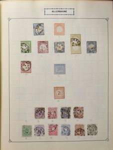 Diverse items in 4 oude klembanden wereld, w.o. Frankrijk, USA en veel FDC'S USA in fardes, kaft en wat los, zm/m/ntz