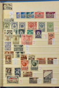 Diverse items in 6 insteekboeken, enorm aantal zegels, w.o. ongetand, tevens blokken, zm/m/ntz