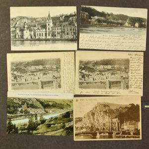 Dinant, diverse zichten, oude kaarten (420 stuks)