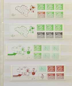 Samenstelling diverse landen in 8 boeken, waarbij veel België, Nederland, zm/m/ntz