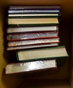 Insteekboeken, 10 stuks, diverse formaten (w.o. 7 nog in verpakking!)