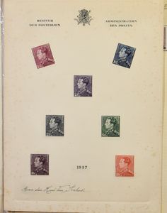 Samenstelling diverse uitgiften w.o. vele proeven Pellens zonder filatelistische waarde, Poortman in gemengde kwaliteit, HK, zm/m/ntz