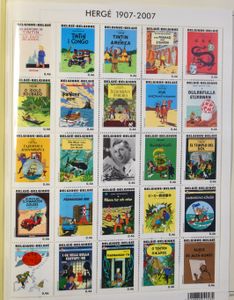 1976/2007 Volledig in 3 Leuchtturm albums, albums bevatten lichte vochtschade, zegels ongedeerd, zm