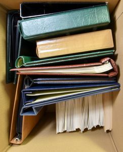 Diverse items, 10 lege kaften of albums + tientallen lege en/of nieuwe ruilboekjes