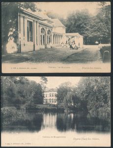 Deurne, kastelen, alle Hermans in zwart-wit (6 stuks)
