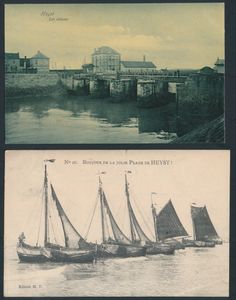 De kust, diverse plaatsen (oude kaarten), w.o. verschillende betere (67 stuks)