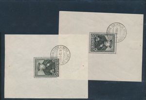 1930/1960 Kleine voorraad blokken w.o. 2x Tassis, kleine Orval blokken, Anseele, Zuidpool (5x), zm/m/ntz