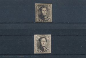 1851/1915 Samenstelling beter materiaal op insteekkaartjes, in gemengde kwaliteit, zm/m/ntz (Hoge cataloguswaarde)