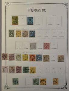 1862/1977 Verzameling in Yvert album met betere zegels en reeksen, ook postfris, tevens wat Anatolië, Thessalië, zm/m/ntz (Hoge cataloguswaarde)