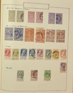1849/1946 Verzameling in klemband, w.o. 1° Orval *, Kepie *, Mercier *, Sanatorium *, Grote Orval *, Kruis van Lotharingen *, Ridder *, Waals Legioen *, blokken, dienst, TX, SP, KP, pubs, zm/m/ntz