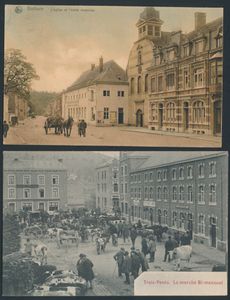 Diverse plaatsen en zichten, alle oude kaarten, w.o. betere (+/-100 stuks)
